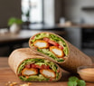 165 Gebratener Chicken-Wrap